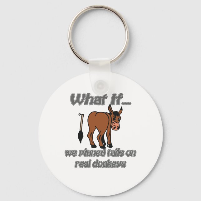 real donkeys keychain (Front)