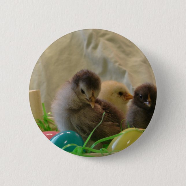 Real Easter Chicks 2 Inch Round Button (Front)