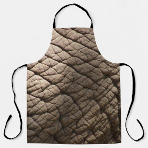 Real Elephant Skin Texture, Wrinkled. Apron