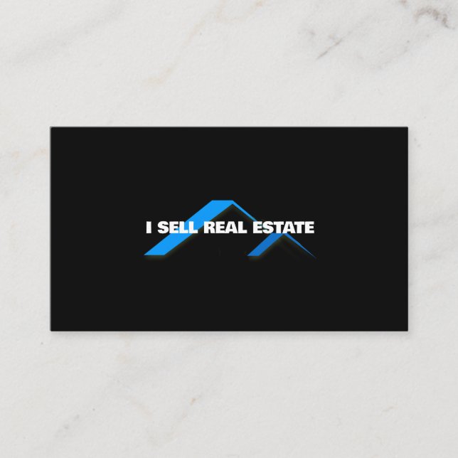 Real Estate Agent Agency Home Property Sales Business Card (Front)