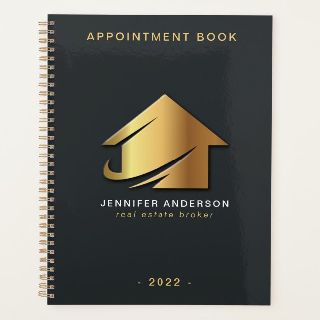 Real Estate Agent Appointment Book Planner (Front)