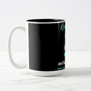 Real Estate Agent Because Badass Miracle Worker Two-Tone Coffee Mug