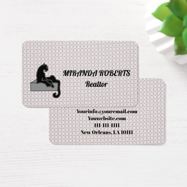 Real Estate Agent Black and White  Add (Desk)