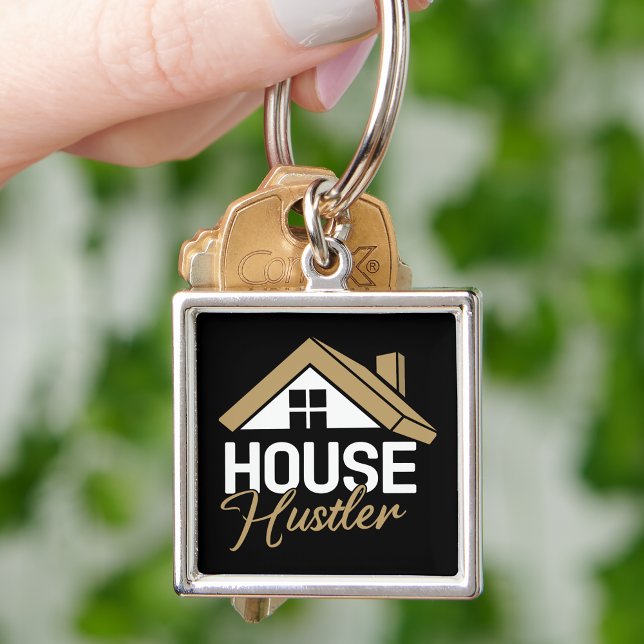 Real Estate Agent Broker Realtor House Hustler Keychain (Creator Uploaded)