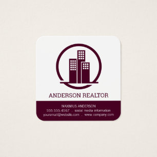Real Estate Agent   Building Icon