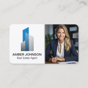 Real Estate Agent   Business Woman Card