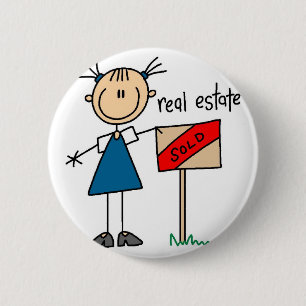 Real Estate Agent Button