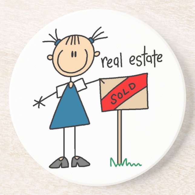 Real Estate Agent Coaster (Front)