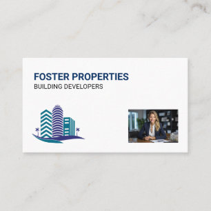 Real Estate Agent   Commercial Properties Business Card