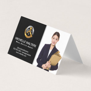 Real Estate Agent   Custom Agent Picture  Business Card