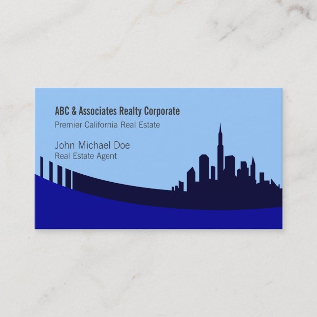 Real Estate Agent Custom Business Cards (Front)