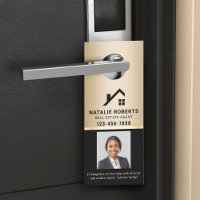 Real Estate Agent Custom Logo Modern Gold Realtor