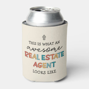 Real Estate Agent Funny Awesome Realtor Gifts Can Cooler