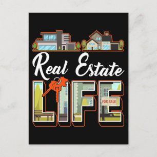 Real Estate Agent Funny Broker Investor Postcard