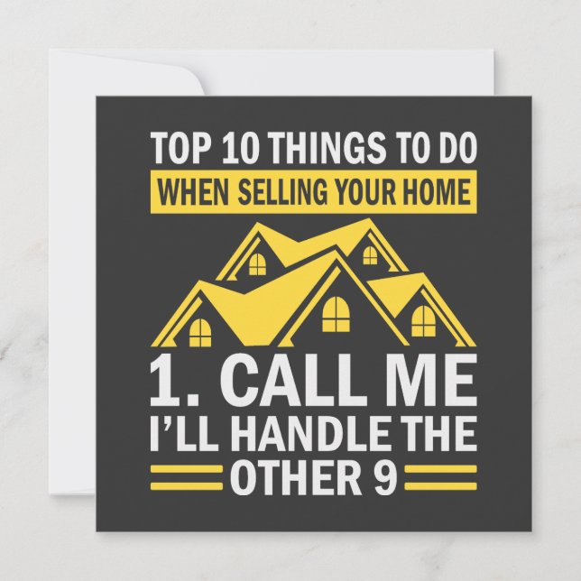 Real Estate Agent Funny Quote     (Front)