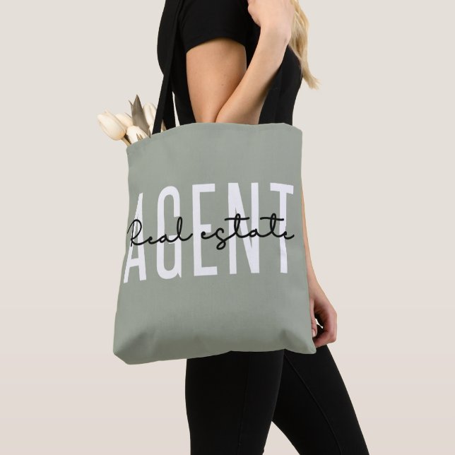 Real Estate Agent | Gifts for Realtor Tote Bag (Close Up)