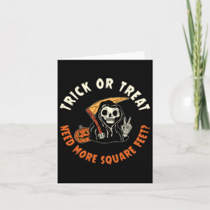 Real Estate Agent Halloween Trick Or Treat Need Mo Card