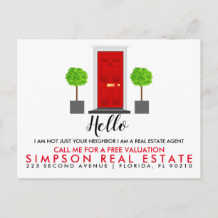 Real Estate Agent HELLO CARD