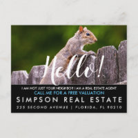 Real Estate Agent HELLO CARD