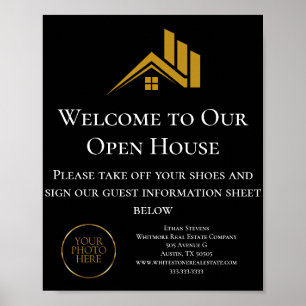 Real Estate Agent House Business Poster