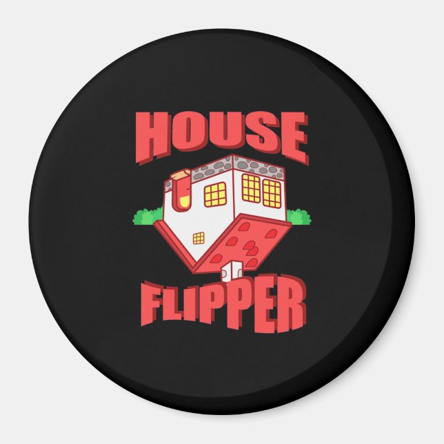 Real Estate Agent House Flipper Magnet (Front)