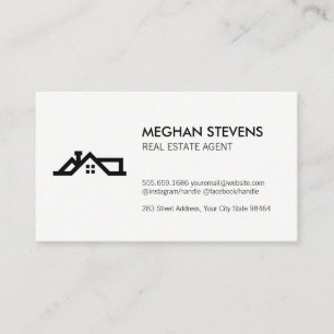 Real Estate Agent Icon Appointment Card