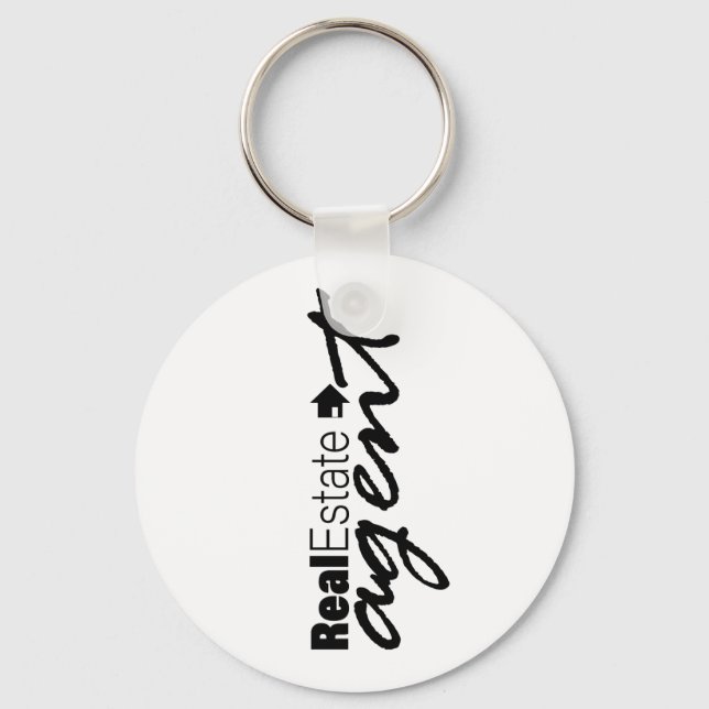 Real Estate Agent Key Chain (Front)
