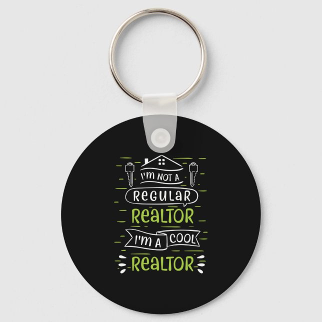 Real Estate Agent Keychain (Front)