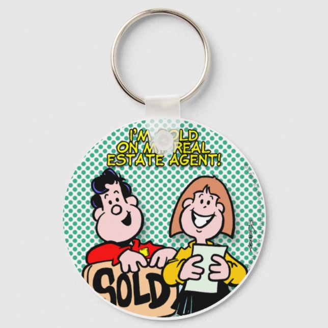 Real Estate Agent Keychain (Front)