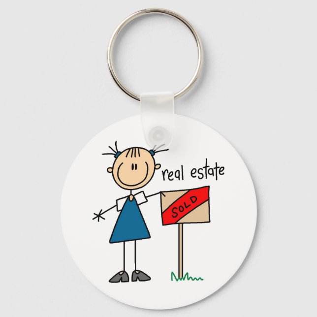 Real Estate Agent Keychain (Front)
