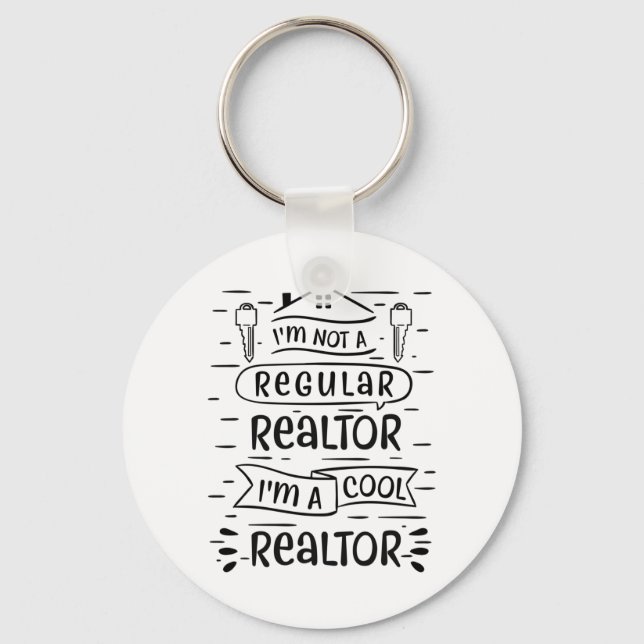 Real Estate Agent Keychain (Front)