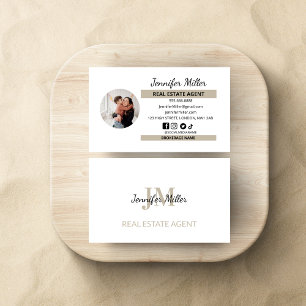Real Estate Agent Minimalist Business Card