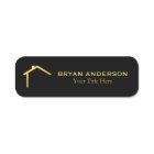 Real Estate Agent Name Tag