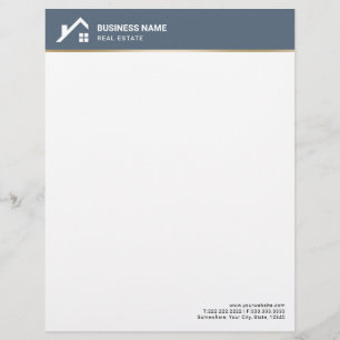 Real Estate Agent Professional House Realtor Letterhead