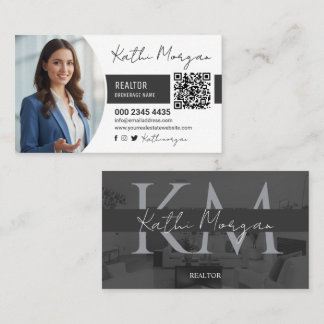 Real estate agent, Real estate company, Realtor Business Card