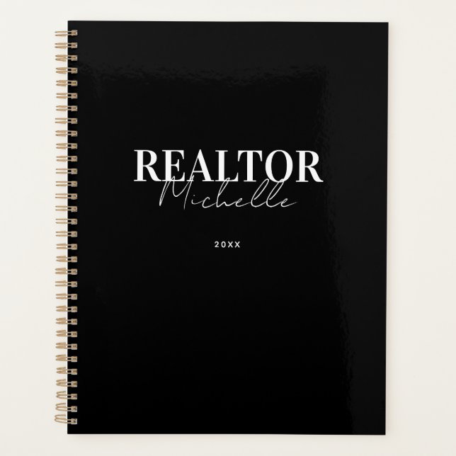 Real Estate Agent Realtor Appointment Book Planner (Front)