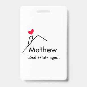 Real estate agent realtor construction home inaugu badge