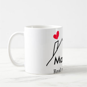 Real estate agent realtor construction home inaugu coffee mug