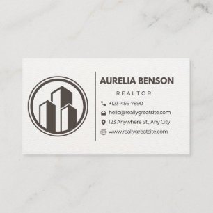 Real Estate Agent – Residential & Commercial Prope Business Card