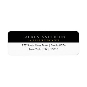 real estate agent return address labels