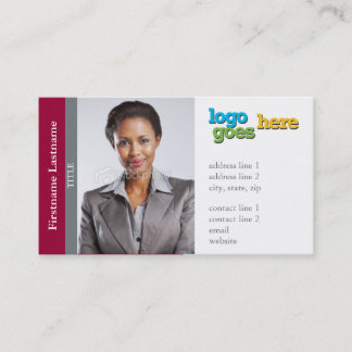 Real Estate Agent Sidebar (Horizontal) -Customize Business Card