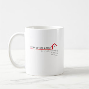 Real Estate Agent Someone Who Take a Hand Coffee Mug