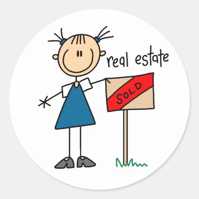 Real Estate Agent Sticker (Front)