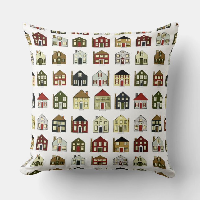 Real Estate Agent Throw Pillow (Front)