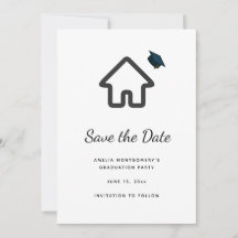 Real Estate Architecture House Icon Graduation