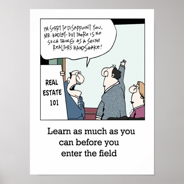 Real Estate Basics poster (Front)