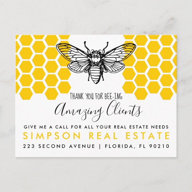 real estate BEE referrals Announcement (Front)