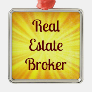 Real Estate Broker Christmas Ornament