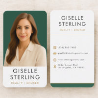 Real Estate Broker Emerald Green Gold