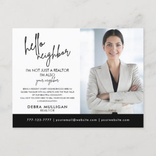 Real Estate Broker Modern Postcard